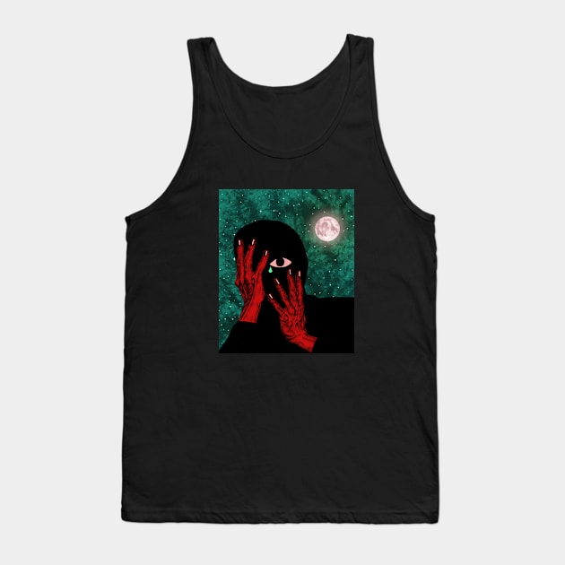 DARK NIGHT OF THE SOUL Tank Top by OLIVER HASSELL